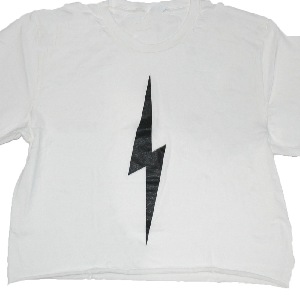 EL ROAD - Lightning Bolt - Boyfriend CropT-Shirt